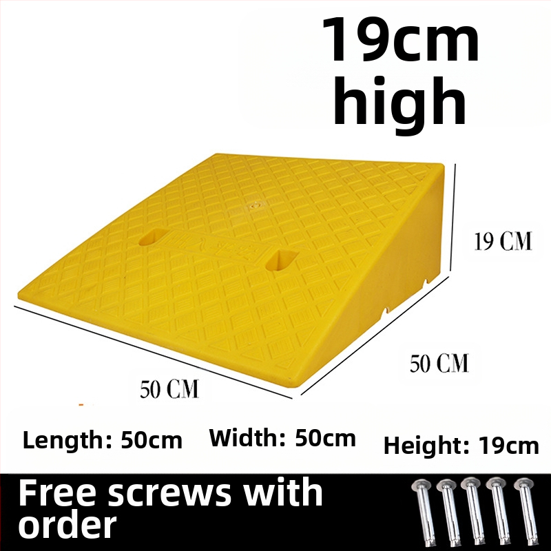 Μαξιλάρι για να ανεβείτε στο αυτοκίνητο, τον δρόμο και την άκρη του δρόμου, πλαστικό μαξιλάρι κατωφλιού οικιακής χρήσης, μαξιλάρι τριγωνικής κλίσης σκαλοπατιού, μαξιλάρι σκαλοπατιού με κλίση δοντιού