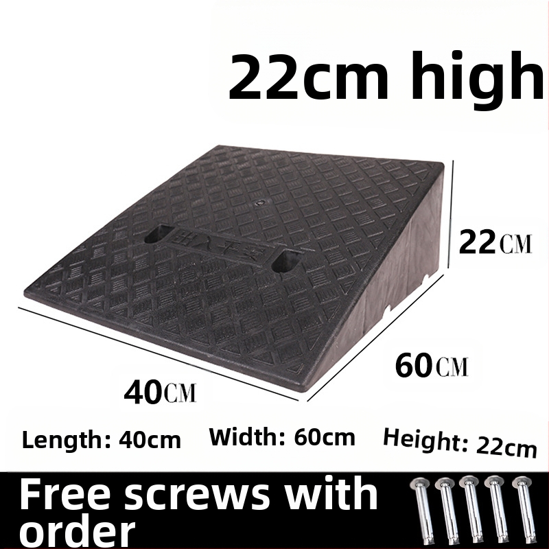 Μαξιλάρι για να ανεβείτε στο αυτοκίνητο, τον δρόμο και την άκρη του δρόμου, πλαστικό μαξιλάρι κατωφλιού οικιακής χρήσης, μαξιλάρι τριγωνικής κλίσης σκαλοπατιού, μαξιλάρι σκαλοπατιού με κλίση δοντιού