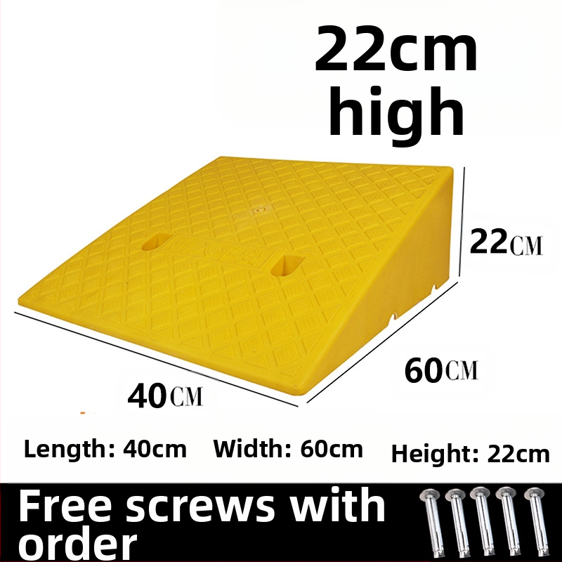 Μαξιλάρι για να ανεβείτε στο αυτοκίνητο, τον δρόμο και την άκρη του δρόμου, πλαστικό μαξιλάρι κατωφλιού οικιακής χρήσης, μαξιλάρι τριγωνικής κλίσης σκαλοπατιού, μαξιλάρι σκαλοπατιού με κλίση δοντιού