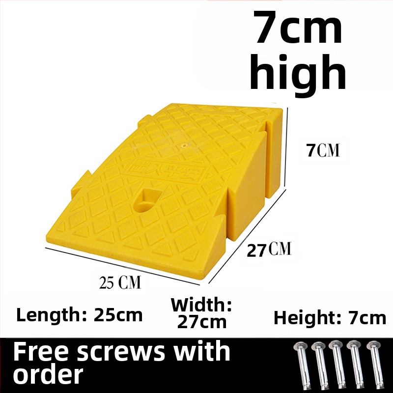 Μαξιλάρι για να ανεβείτε στο αυτοκίνητο, τον δρόμο και την άκρη του δρόμου, πλαστικό μαξιλάρι κατωφλιού οικιακής χρήσης, μαξιλάρι τριγωνικής κλίσης σκαλοπατιού, μαξιλάρι σκαλοπατιού με κλίση δοντιού