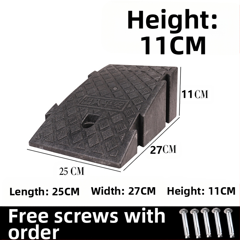 Μαξιλάρι για να ανεβείτε στο αυτοκίνητο, τον δρόμο και την άκρη του δρόμου, πλαστικό μαξιλάρι κατωφλιού οικιακής χρήσης, μαξιλάρι τριγωνικής κλίσης σκαλοπατιού, μαξιλάρι σκαλοπατιού με κλίση δοντιού