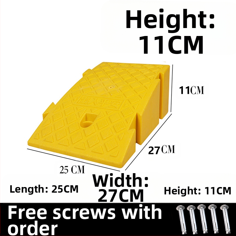 Μαξιλάρι για να ανεβείτε στο αυτοκίνητο, τον δρόμο και την άκρη του δρόμου, πλαστικό μαξιλάρι κατωφλιού οικιακής χρήσης, μαξιλάρι τριγωνικής κλίσης σκαλοπατιού, μαξιλάρι σκαλοπατιού με κλίση δοντιού