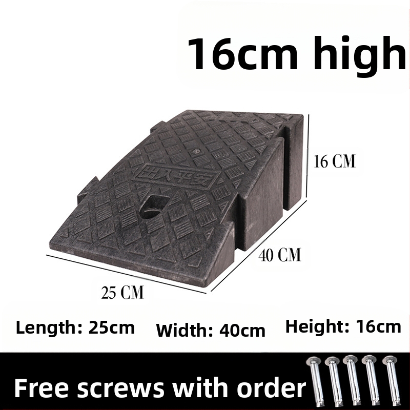 Μαξιλάρι για να ανεβείτε στο αυτοκίνητο, τον δρόμο και την άκρη του δρόμου, πλαστικό μαξιλάρι κατωφλιού οικιακής χρήσης, μαξιλάρι τριγωνικής κλίσης σκαλοπατιού, μαξιλάρι σκαλοπατιού με κλίση δοντιού