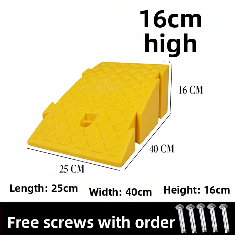 Μαξιλάρι για να ανεβείτε στο αυτοκίνητο, τον δρόμο και την άκρη του δρόμου, πλαστικό μαξιλάρι κατωφλιού οικιακής χρήσης, μαξιλάρι τριγωνικής κλίσης σκαλοπατιού, μαξιλάρι σκαλοπατιού με κλίση δοντιού
