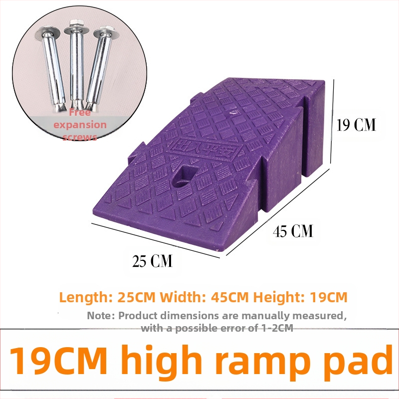 Μαξιλάρι για να ανεβείτε στο αυτοκίνητο, τον δρόμο και την άκρη του δρόμου, πλαστικό μαξιλάρι κατωφλιού οικιακής χρήσης, μαξιλάρι τριγωνικής κλίσης σκαλοπατιού, μαξιλάρι σκαλοπατιού με κλίση δοντιού