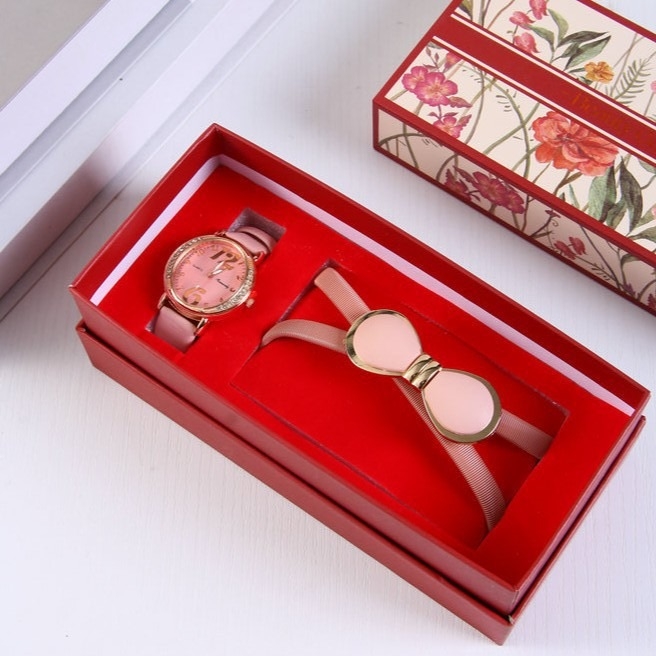 Σετ δώρου για την Ημέρα του Δασκάλου, Κινέζικα, Ημέρα του Αγίου Βαλεντίνου, Ρολόι, Κολιέ, Δαχτυλίδι, Σκουλαρίκια, Κοσμήματα, Δώρο, Ημέρα του Αγίου Βαλεντίνου, Χριστούγεννα