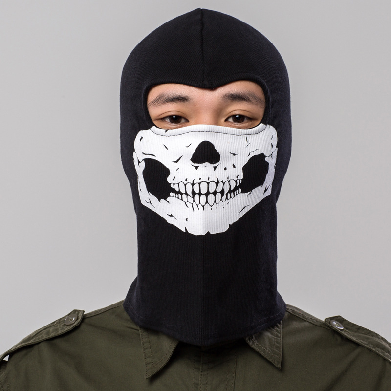 Piiriülesed tootjad Halloweeni cs peakatted Call of Duty isiksuse kummituspeakatted tuulekindel soe ratsapeakate mask