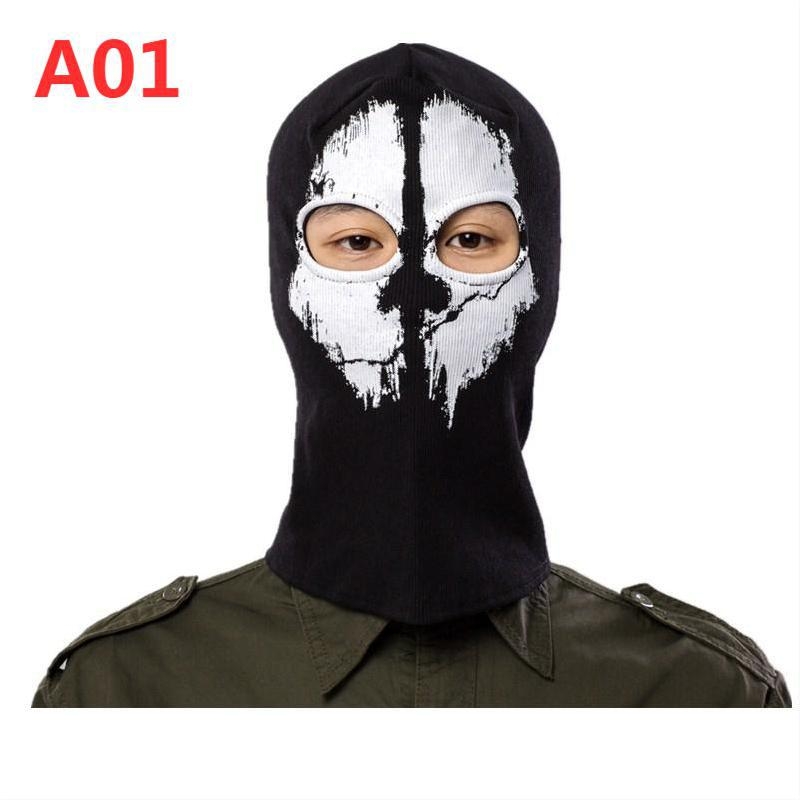 Piiriülesed tootjad Halloweeni cs peakatted Call of Duty isiksuse kummituspeakatted tuulekindel soe ratsapeakate mask