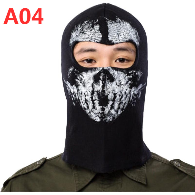 Piiriülesed tootjad Halloweeni cs peakatted Call of Duty isiksuse kummituspeakatted tuulekindel soe ratsapeakate mask
