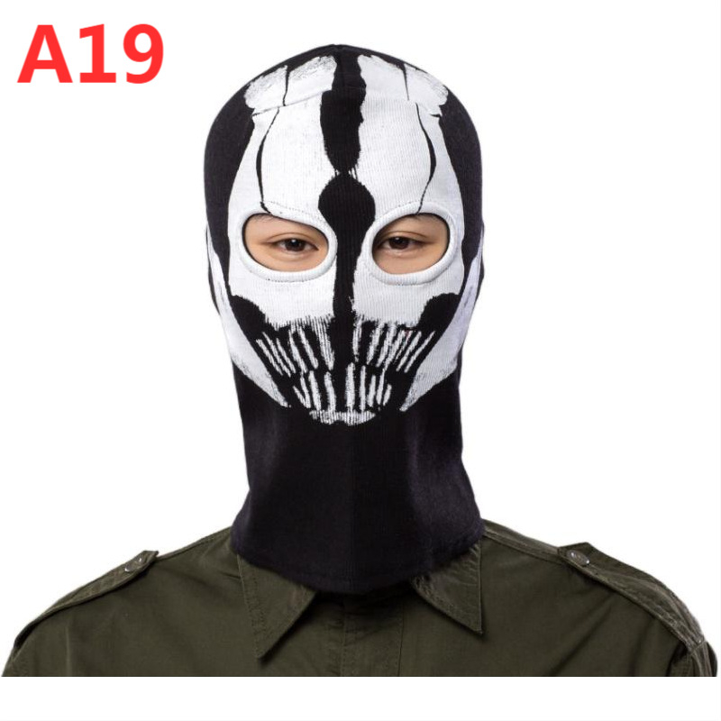 Piiriülesed tootjad Halloweeni cs peakatted Call of Duty isiksuse kummituspeakatted tuulekindel soe ratsapeakate mask