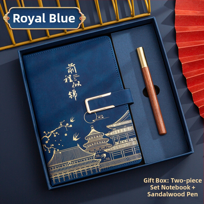 Poklon kutija za bilježnicu, odijelo za ispis, logotip National Tide, poslovni poklon, zadebljani blok A5, knjiga za sastanke tvrtke