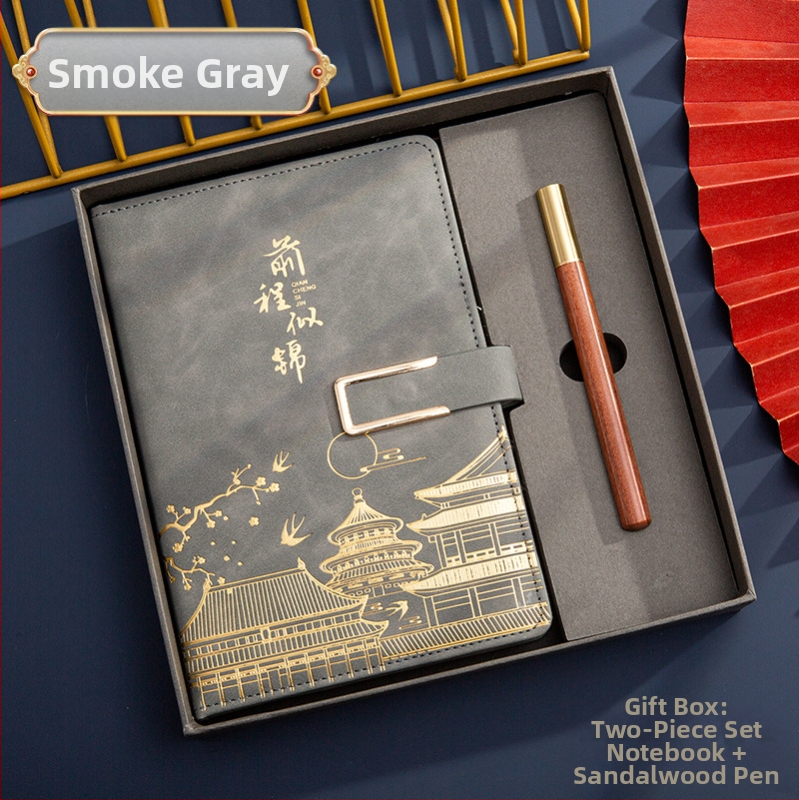 Poklon kutija za bilježnicu, odijelo za ispis, logotip National Tide, poslovni poklon, zadebljani blok A5, knjiga za sastanke tvrtke