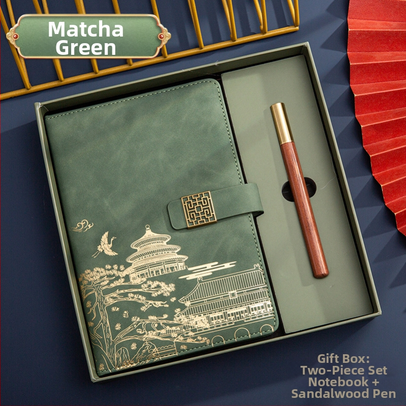 Poklon kutija za bilježnicu, odijelo za ispis, logotip National Tide, poslovni poklon, zadebljani blok A5, knjiga za sastanke tvrtke