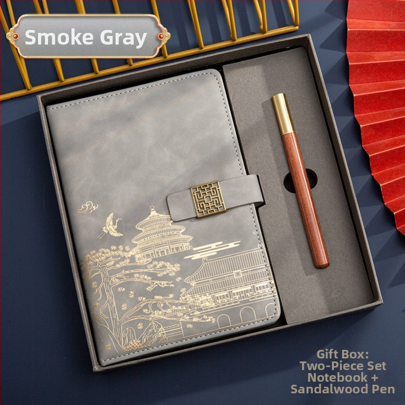 Poklon kutija za bilježnicu, odijelo za ispis, logotip National Tide, poslovni poklon, zadebljani blok A5, knjiga za sastanke tvrtke