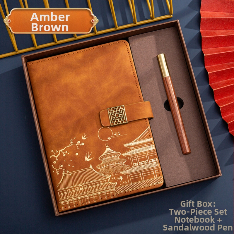 Poklon kutija za bilježnicu, odijelo za ispis, logotip National Tide, poslovni poklon, zadebljani blok A5, knjiga za sastanke tvrtke