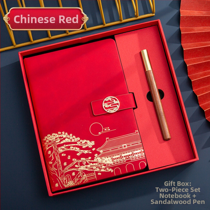 Poklon kutija za bilježnicu, odijelo za ispis, logotip National Tide, poslovni poklon, zadebljani blok A5, knjiga za sastanke tvrtke