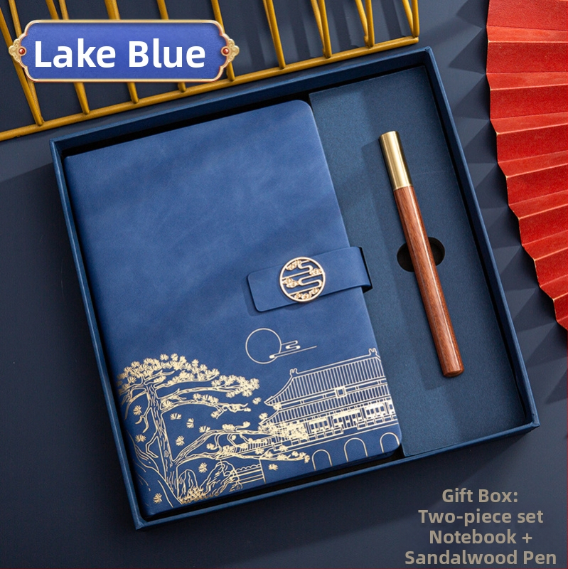 Poklon kutija za bilježnicu, odijelo za ispis, logotip National Tide, poslovni poklon, zadebljani blok A5, knjiga za sastanke tvrtke