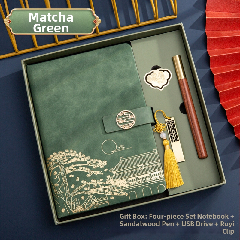 Poklon kutija za bilježnicu, odijelo za ispis, logotip National Tide, poslovni poklon, zadebljani blok A5, knjiga za sastanke tvrtke