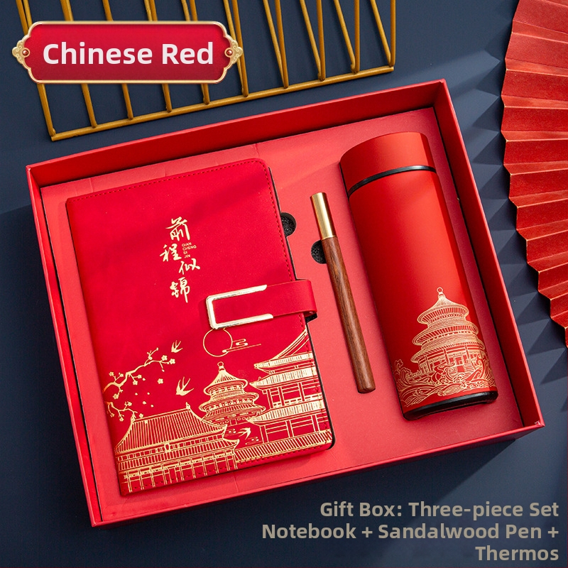 Poklon kutija za bilježnicu, odijelo za ispis, logotip National Tide, poslovni poklon, zadebljani blok A5, knjiga za sastanke tvrtke