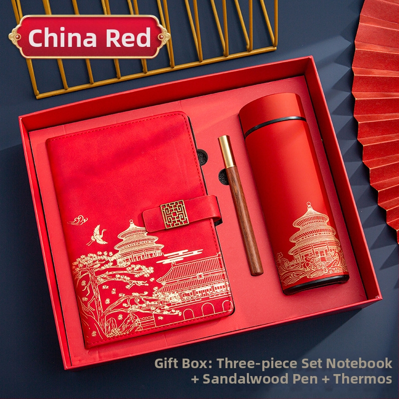 Poklon kutija za bilježnicu, odijelo za ispis, logotip National Tide, poslovni poklon, zadebljani blok A5, knjiga za sastanke tvrtke