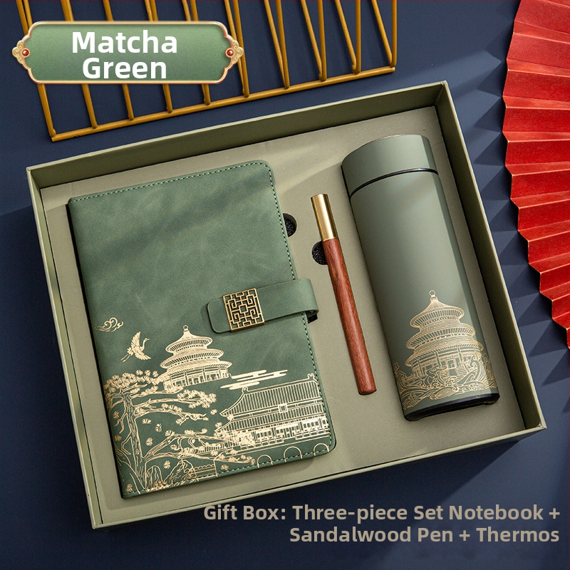 Poklon kutija za bilježnicu, odijelo za ispis, logotip National Tide, poslovni poklon, zadebljani blok A5, knjiga za sastanke tvrtke