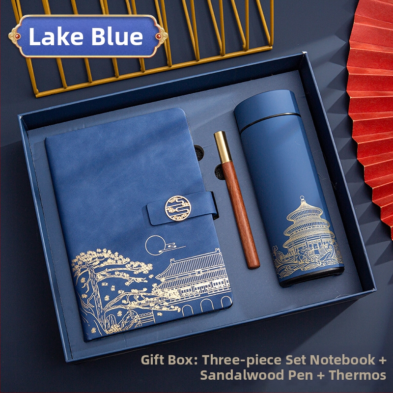 Poklon kutija za bilježnicu, odijelo za ispis, logotip National Tide, poslovni poklon, zadebljani blok A5, knjiga za sastanke tvrtke