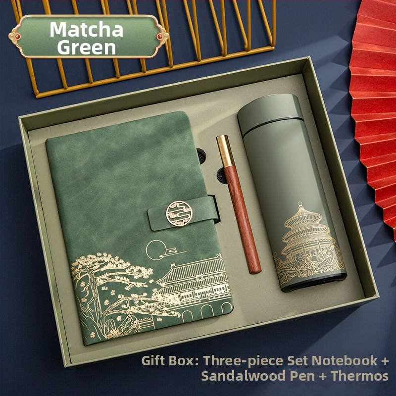 Poklon kutija za bilježnicu, odijelo za ispis, logotip National Tide, poslovni poklon, zadebljani blok A5, knjiga za sastanke tvrtke