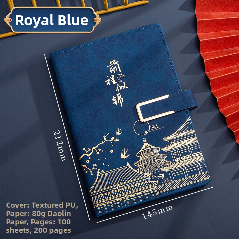 Poklon kutija za bilježnicu, odijelo za ispis, logotip National Tide, poslovni poklon, zadebljani blok A5, knjiga za sastanke tvrtke