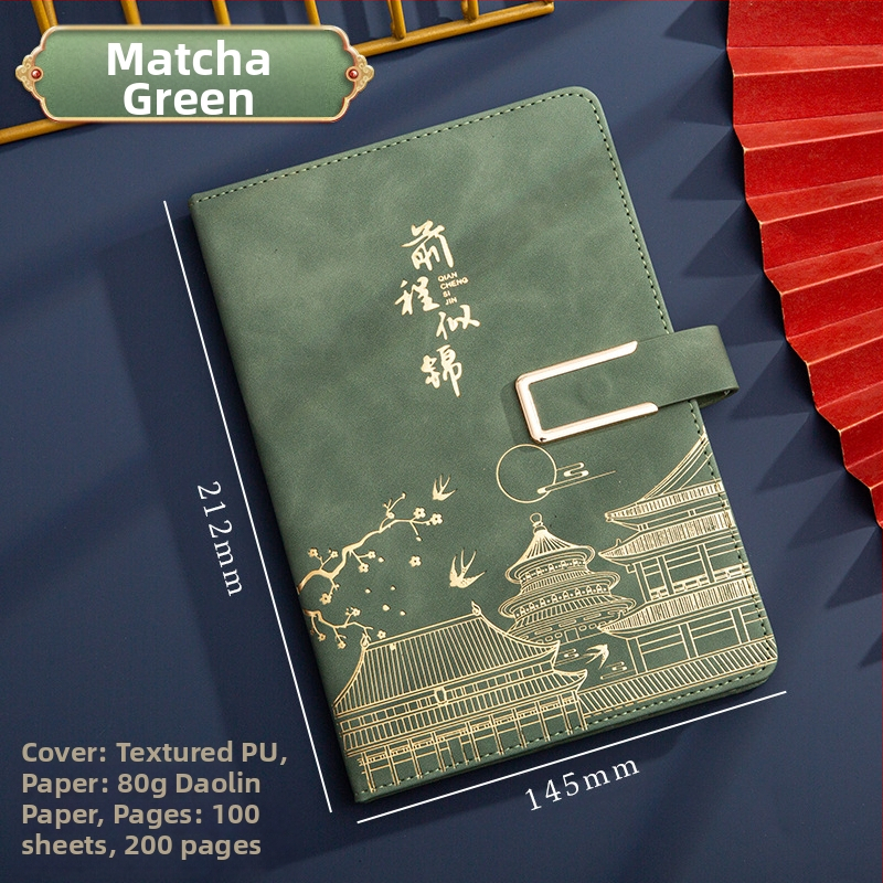 Poklon kutija za bilježnicu, odijelo za ispis, logotip National Tide, poslovni poklon, zadebljani blok A5, knjiga za sastanke tvrtke