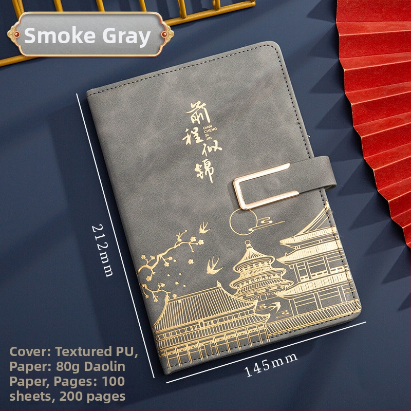 Poklon kutija za bilježnicu, odijelo za ispis, logotip National Tide, poslovni poklon, zadebljani blok A5, knjiga za sastanke tvrtke