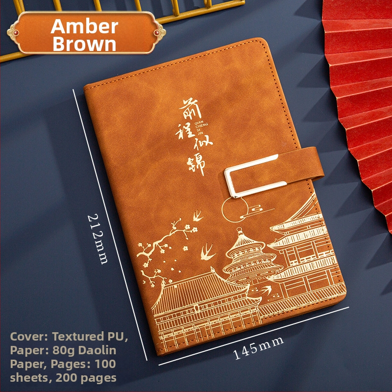 Poklon kutija za bilježnicu, odijelo za ispis, logotip National Tide, poslovni poklon, zadebljani blok A5, knjiga za sastanke tvrtke