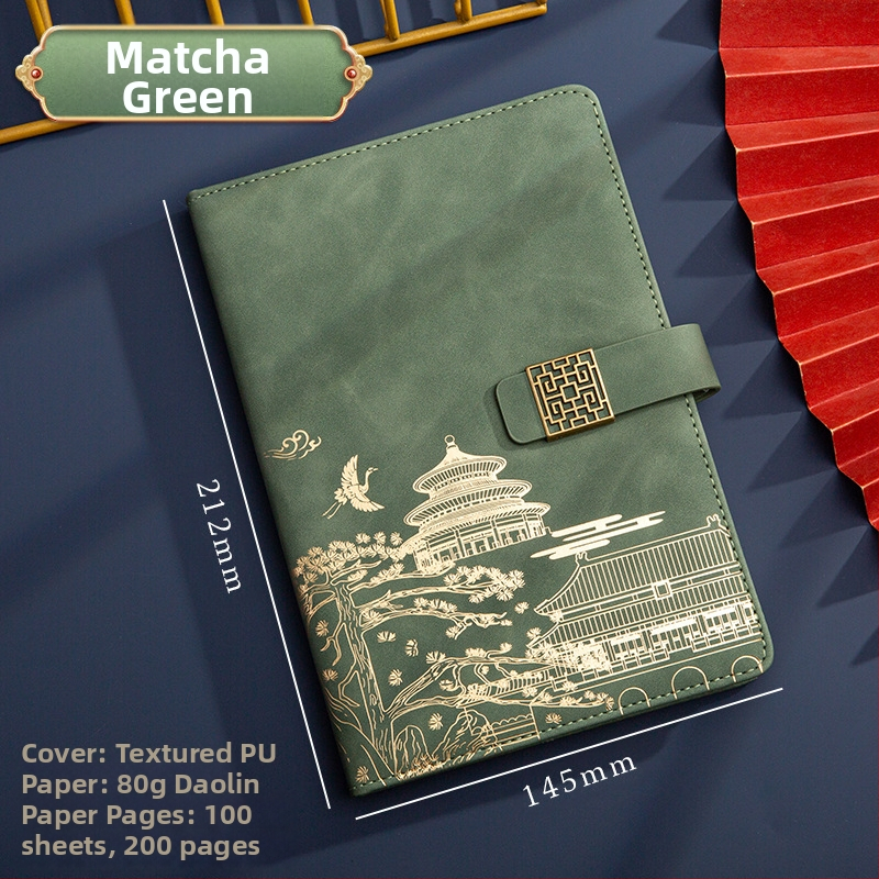 Poklon kutija za bilježnicu, odijelo za ispis, logotip National Tide, poslovni poklon, zadebljani blok A5, knjiga za sastanke tvrtke