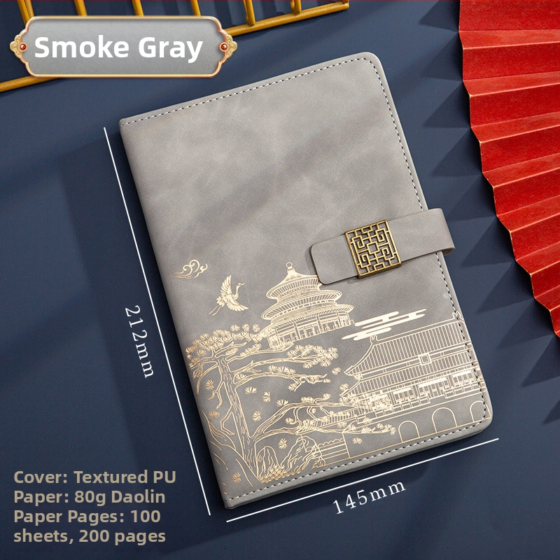 Poklon kutija za bilježnicu, odijelo za ispis, logotip National Tide, poslovni poklon, zadebljani blok A5, knjiga za sastanke tvrtke