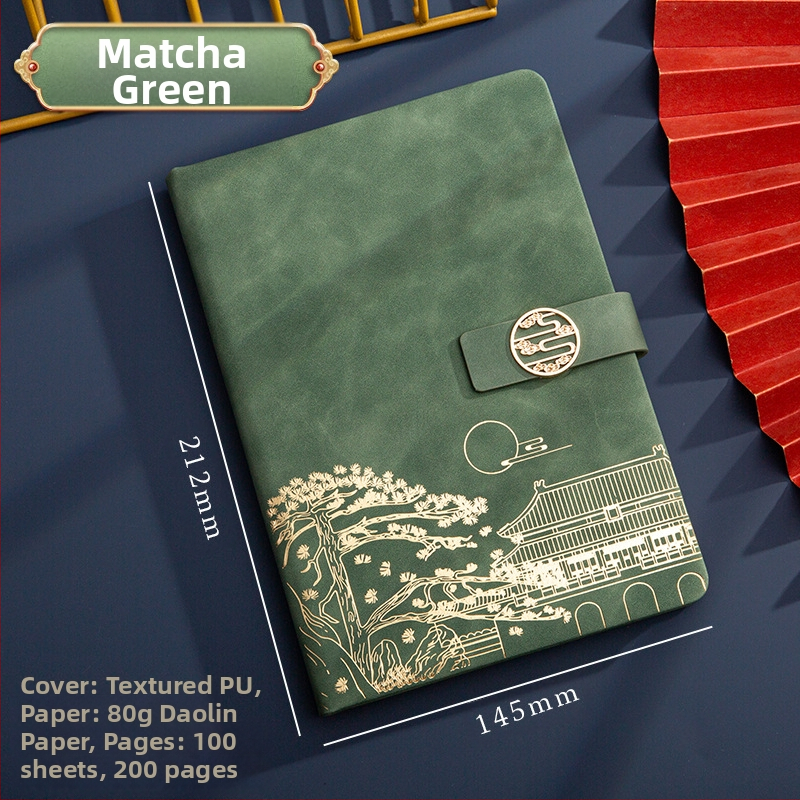 Poklon kutija za bilježnicu, odijelo za ispis, logotip National Tide, poslovni poklon, zadebljani blok A5, knjiga za sastanke tvrtke