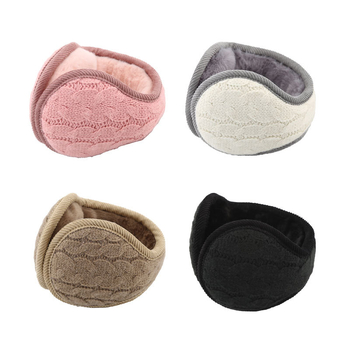 Ζεστές ωτοασπίδες για χειμερινά αυτιά Ζεστές πλεκτές οκταψήφιες πτυσσόμενες οπίσθιες θήκες αυτιών Ζεστές ωτοασπίδες για φθινοπωρινές και χειμερινές χρήσεις