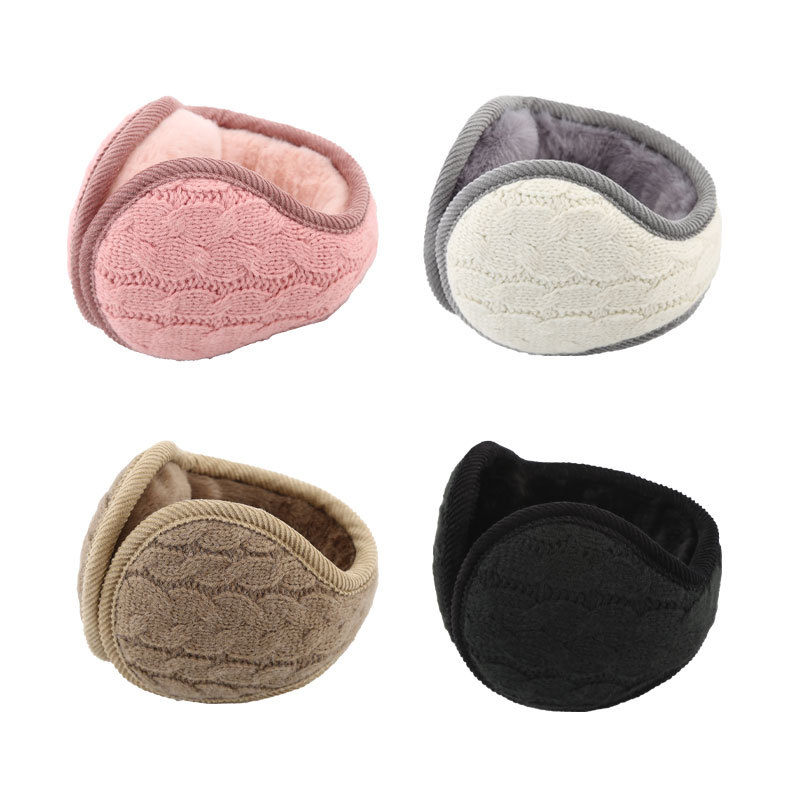 Ζεστές ωτοασπίδες για χειμερινά αυτιά Ζεστές πλεκτές οκταψήφιες πτυσσόμενες οπίσθιες θήκες αυτιών Ζεστές ωτοασπίδες για φθινοπωρινές και χειμερινές χρήσεις