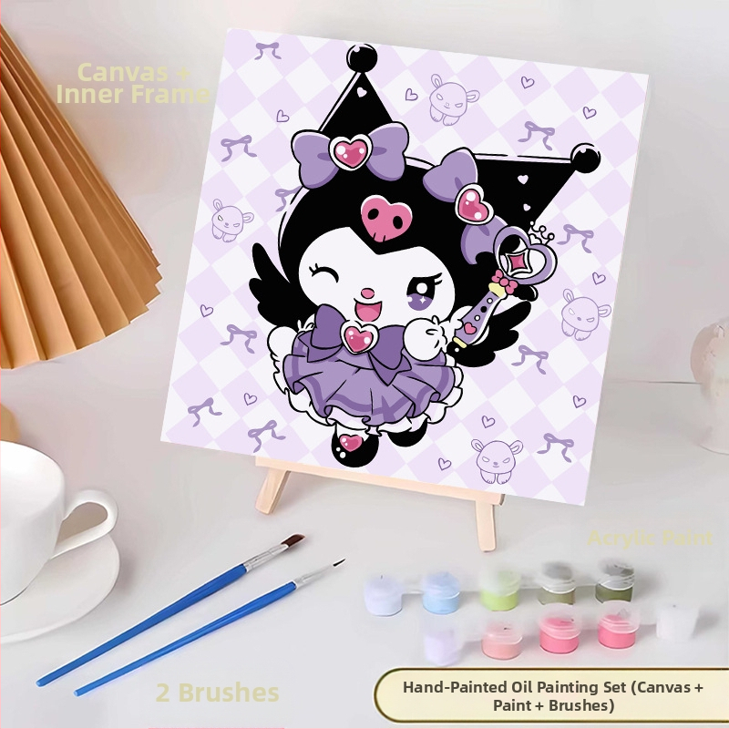 20*20 Παιδική Ψηφιακή Ελαιογραφία Παρτίδα Κινούμενα Σχέδια Χρωματισμός Ελαιογραφία Κινούμενα Σχέδια Χειροποίητη Γεμιστή Ελαιογραφία Diy Χρωματισμός Ζωγραφική