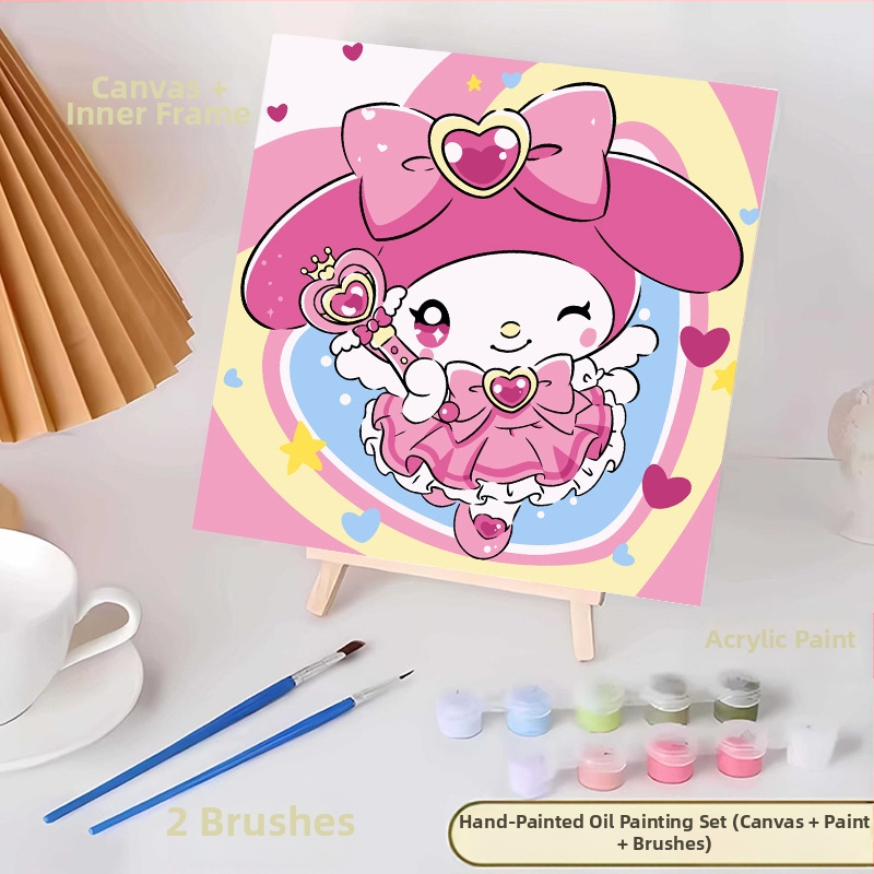 20*20 Παιδική Ψηφιακή Ελαιογραφία Παρτίδα Κινούμενα Σχέδια Χρωματισμός Ελαιογραφία Κινούμενα Σχέδια Χειροποίητη Γεμιστή Ελαιογραφία Diy Χρωματισμός Ζωγραφική