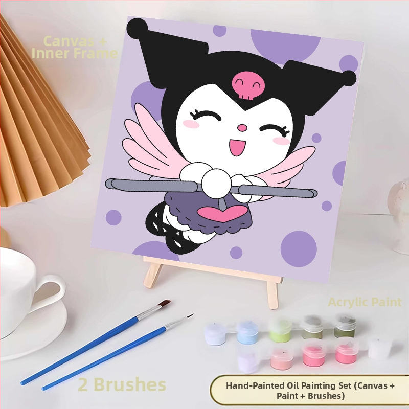 20*20 Παιδική Ψηφιακή Ελαιογραφία Παρτίδα Κινούμενα Σχέδια Χρωματισμός Ελαιογραφία Κινούμενα Σχέδια Χειροποίητη Γεμιστή Ελαιογραφία Diy Χρωματισμός Ζωγραφική