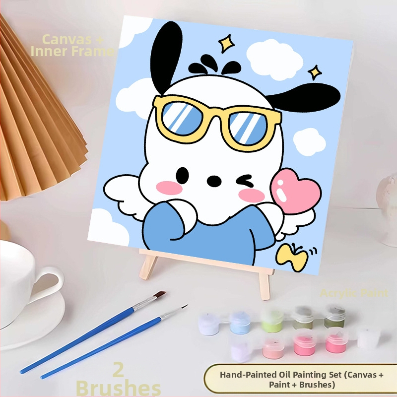 20*20 Παιδική Ψηφιακή Ελαιογραφία Παρτίδα Κινούμενα Σχέδια Χρωματισμός Ελαιογραφία Κινούμενα Σχέδια Χειροποίητη Γεμιστή Ελαιογραφία Diy Χρωματισμός Ζωγραφική