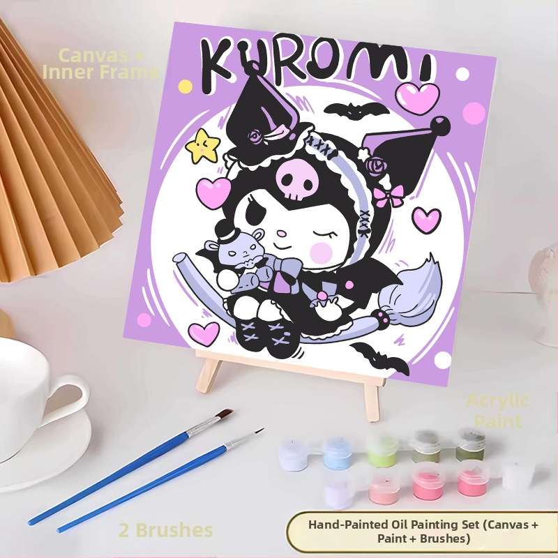 20*20 Παιδική Ψηφιακή Ελαιογραφία Παρτίδα Κινούμενα Σχέδια Χρωματισμός Ελαιογραφία Κινούμενα Σχέδια Χειροποίητη Γεμιστή Ελαιογραφία Diy Χρωματισμός Ζωγραφική