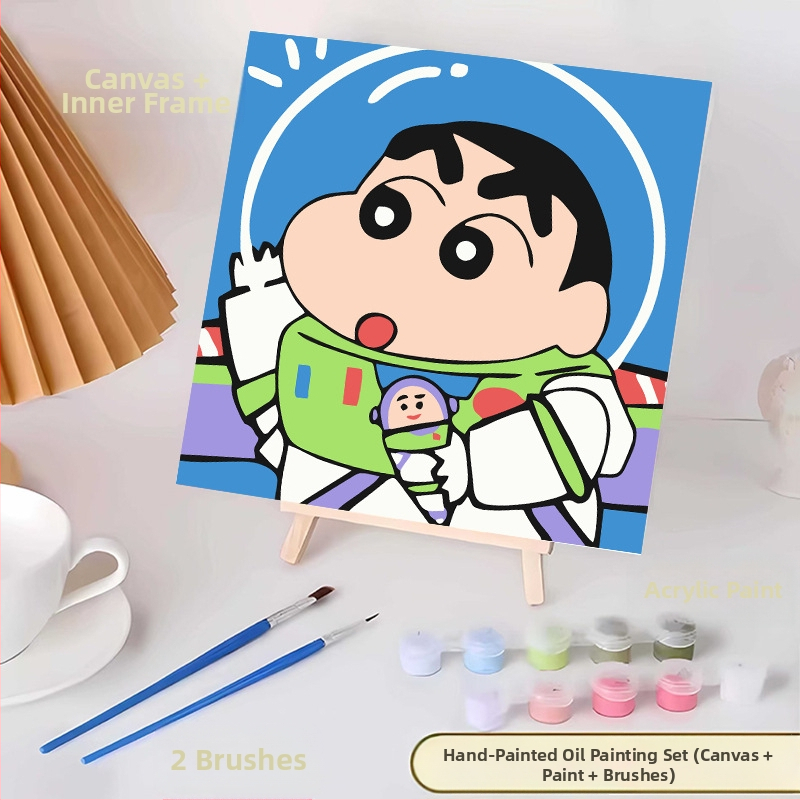 20*20 Παιδική Ψηφιακή Ελαιογραφία Παρτίδα Κινούμενα Σχέδια Χρωματισμός Ελαιογραφία Κινούμενα Σχέδια Χειροποίητη Γεμιστή Ελαιογραφία Diy Χρωματισμός Ζωγραφική