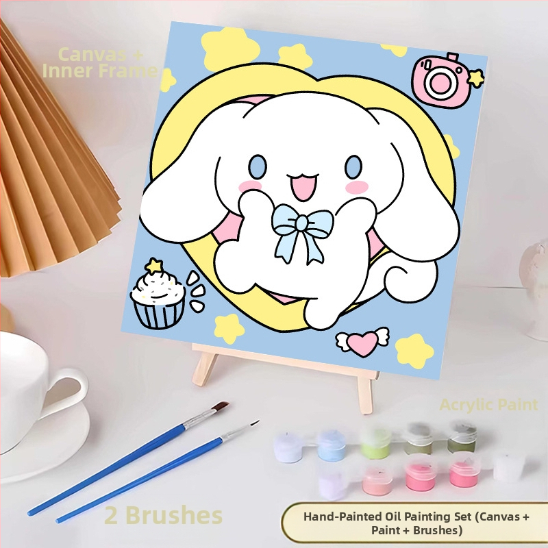 20*20 Παιδική Ψηφιακή Ελαιογραφία Παρτίδα Κινούμενα Σχέδια Χρωματισμός Ελαιογραφία Κινούμενα Σχέδια Χειροποίητη Γεμιστή Ελαιογραφία Diy Χρωματισμός Ζωγραφική