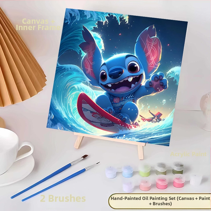 20*20 Παιδική Ψηφιακή Ελαιογραφία Παρτίδα Κινούμενα Σχέδια Χρωματισμός Ελαιογραφία Κινούμενα Σχέδια Χειροποίητη Γεμιστή Ελαιογραφία Diy Χρωματισμός Ζωγραφική