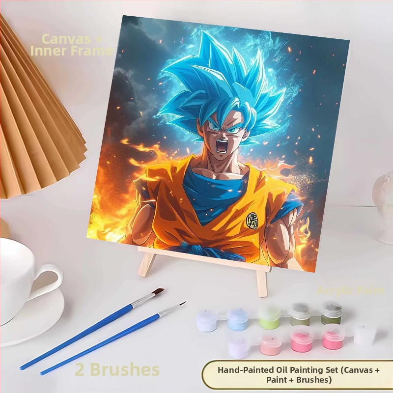 20*20 Παιδική Ψηφιακή Ελαιογραφία Παρτίδα Κινούμενα Σχέδια Χρωματισμός Ελαιογραφία Κινούμενα Σχέδια Χειροποίητη Γεμιστή Ελαιογραφία Diy Χρωματισμός Ζωγραφική