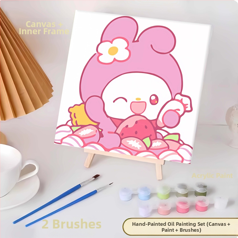 20*20 Παιδική Ψηφιακή Ελαιογραφία Παρτίδα Κινούμενα Σχέδια Χρωματισμός Ελαιογραφία Κινούμενα Σχέδια Χειροποίητη Γεμιστή Ελαιογραφία Diy Χρωματισμός Ζωγραφική