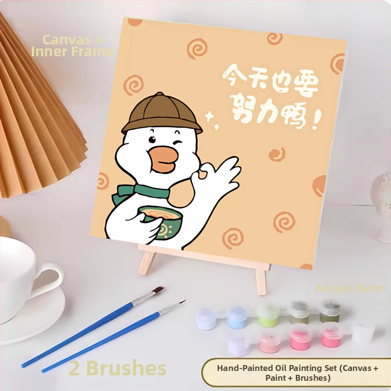 20*20 Παιδική Ψηφιακή Ελαιογραφία Παρτίδα Κινούμενα Σχέδια Χρωματισμός Ελαιογραφία Κινούμενα Σχέδια Χειροποίητη Γεμιστή Ελαιογραφία Diy Χρωματισμός Ζωγραφική