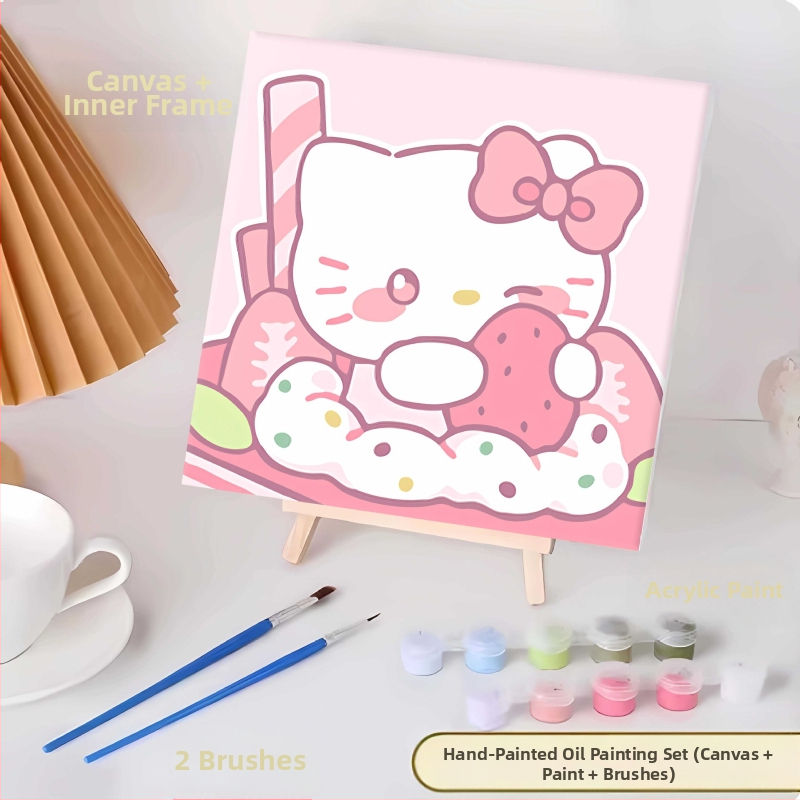 20*20 Παιδική Ψηφιακή Ελαιογραφία Παρτίδα Κινούμενα Σχέδια Χρωματισμός Ελαιογραφία Κινούμενα Σχέδια Χειροποίητη Γεμιστή Ελαιογραφία Diy Χρωματισμός Ζωγραφική