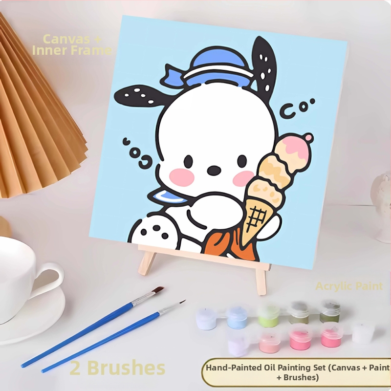 20*20 Παιδική Ψηφιακή Ελαιογραφία Παρτίδα Κινούμενα Σχέδια Χρωματισμός Ελαιογραφία Κινούμενα Σχέδια Χειροποίητη Γεμιστή Ελαιογραφία Diy Χρωματισμός Ζωγραφική