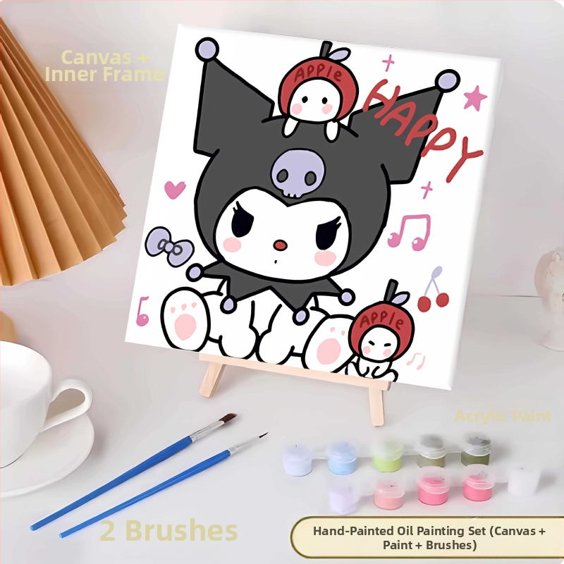 20*20 Παιδική Ψηφιακή Ελαιογραφία Παρτίδα Κινούμενα Σχέδια Χρωματισμός Ελαιογραφία Κινούμενα Σχέδια Χειροποίητη Γεμιστή Ελαιογραφία Diy Χρωματισμός Ζωγραφική